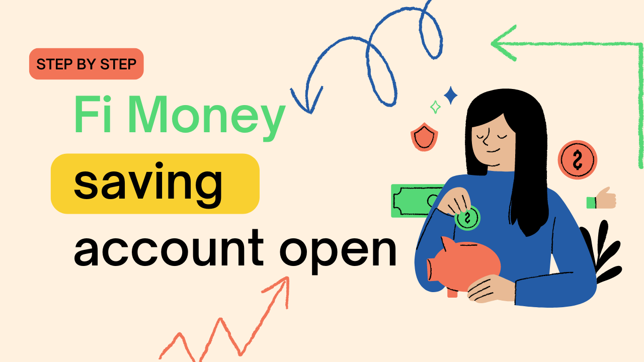 FI money zero balance saving account open in 5 miniut